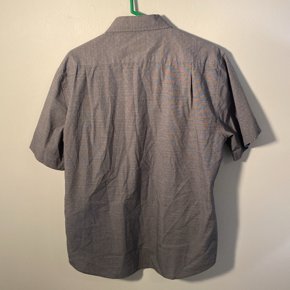 Beverly Hills Polo Club Gray Casual Button Down Shirt - Picture 3 of 4